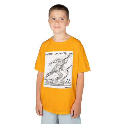 WORNWORD Kids™ Youth Mid-Weight Tee - Lightning Bolt "Charged Up and Rolling!"