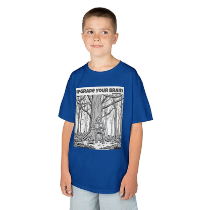 WORNWORD Kids™ Youth Mid-Weight Tee - Robot "Upgrade Your Brain"