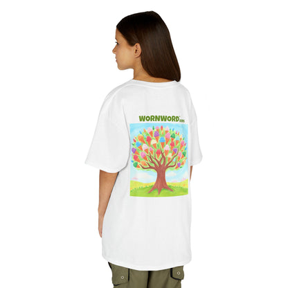 WORNWORD Kids Mid-Weight Tee - Ice-Cream Tree “Sweet Dreams Grow Here!”