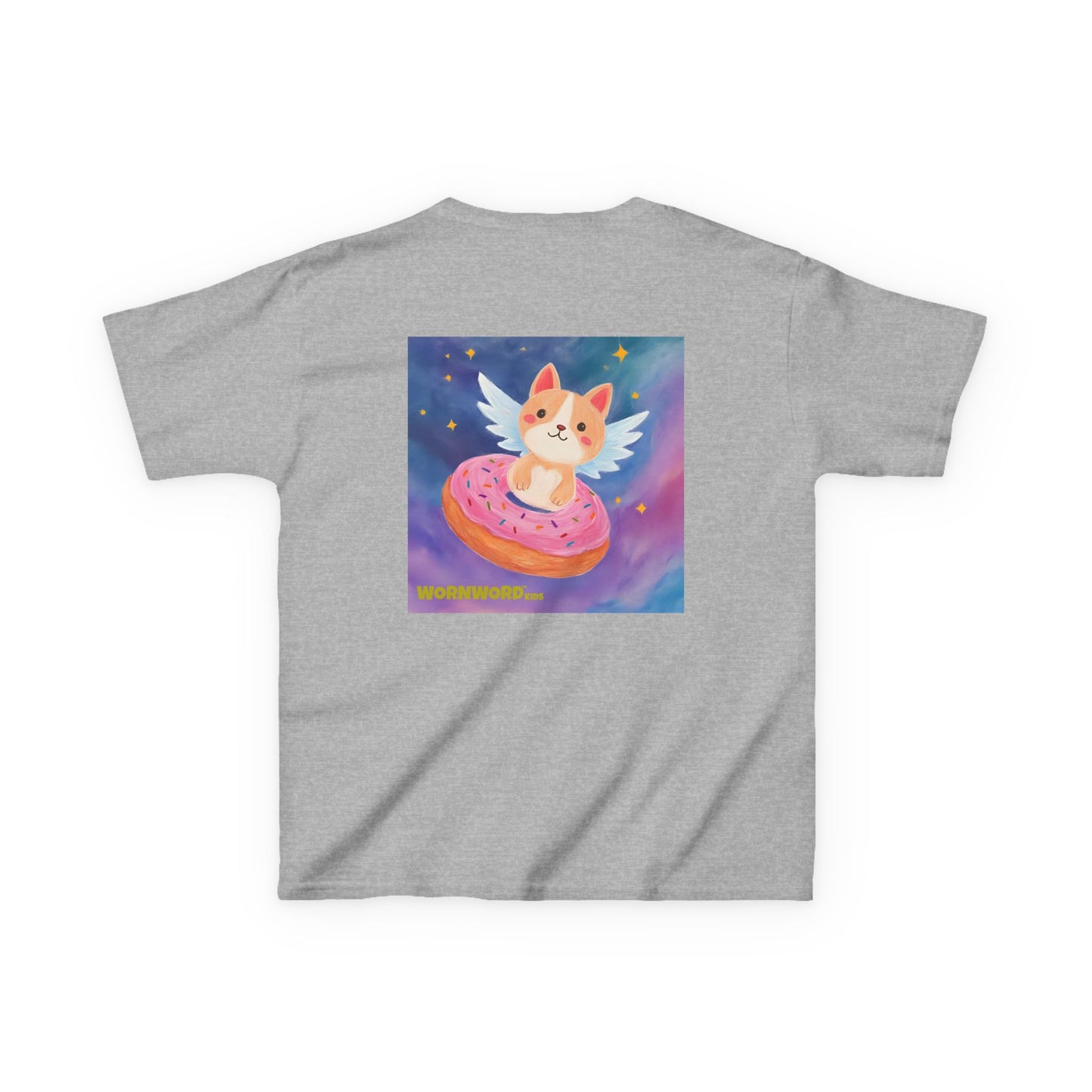 WORNWORD Kids Mid-Weight Tee - Cat Lovers "Paws Off My Galaxy!"