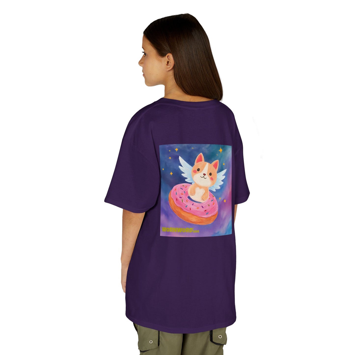 WORNWORD Kids Mid-Weight Tee - Cat Lovers "Paws Off My Galaxy!"