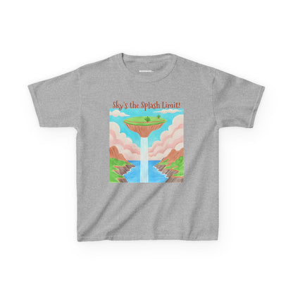 WORNWORD Kids Mid-Weight Tee - Waterfall Islands “Sky’s the Splash Limit!”