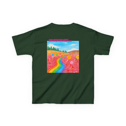 WORNWORD Kids Mid-Weight Tee - Rainbow Road “Follow the Candy Path!”