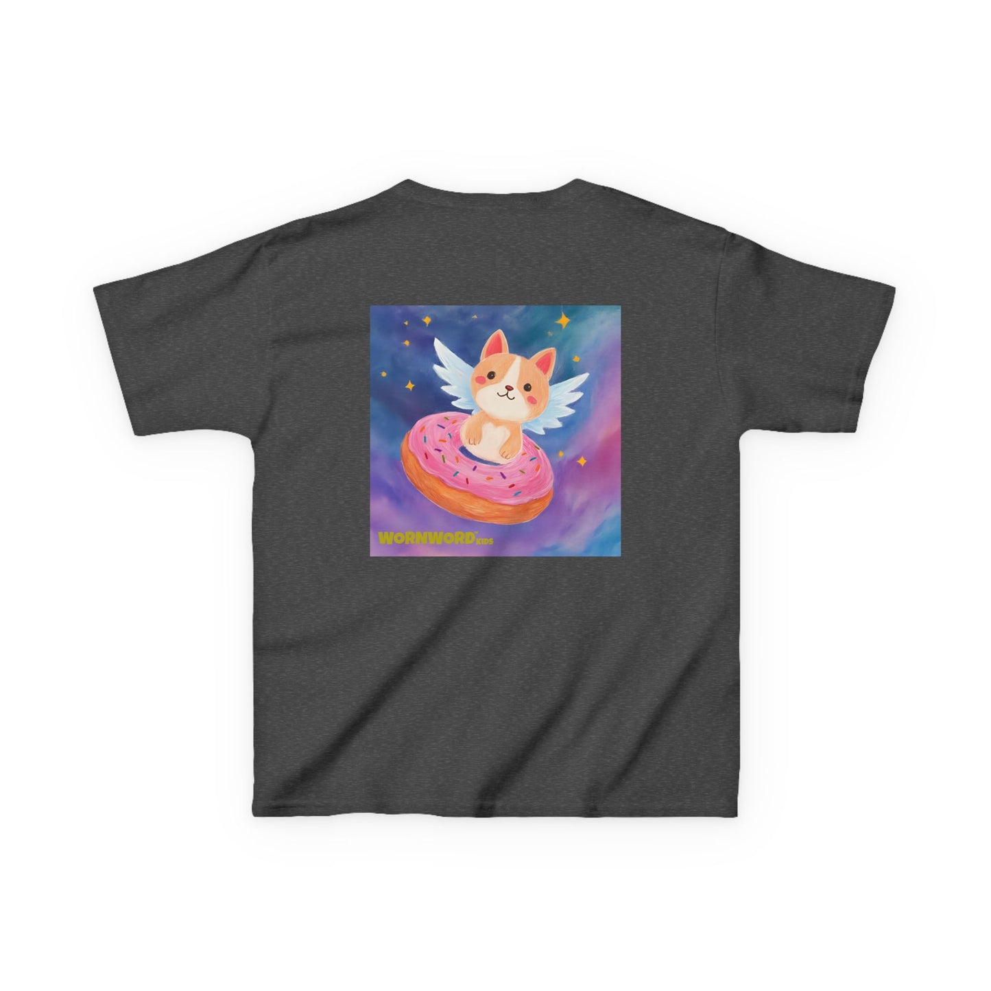 WORNWORD Kids Mid-Weight Tee - Cat Lovers "Paws Off My Galaxy!"
