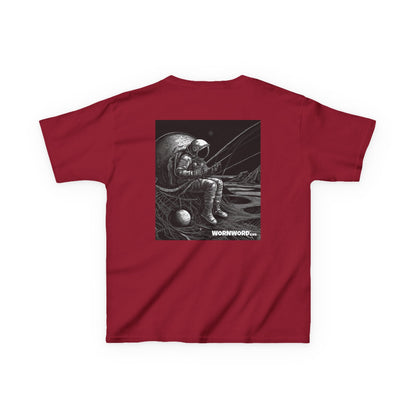 WORNWORD Kids™ Youth Mid-Weight Tee - Astronaut "Hooked on the Universe!