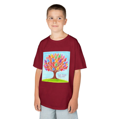 WORNWORD Kids Mid-Weight Tee - Ice-Cream Tree “Sweet Dreams Grow Here!”