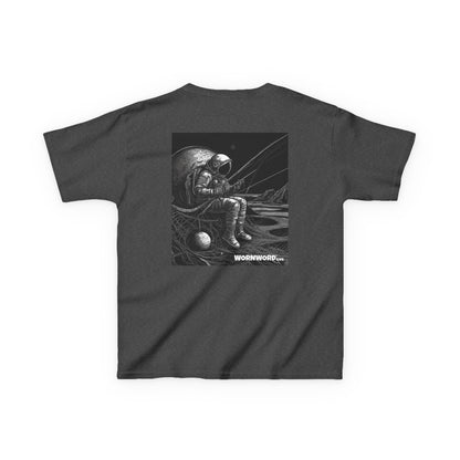 WORNWORD Kids™ Youth Mid-Weight Tee - Astronaut "Hooked on the Universe!