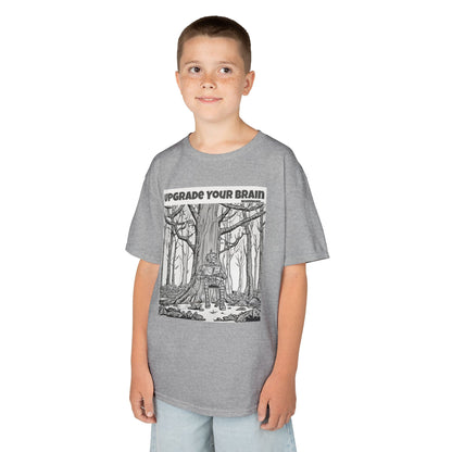 WORNWORD Kids™ Youth Mid-Weight Tee - Robot "Upgrade Your Brain"