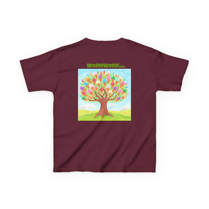 WORNWORD Kids Mid-Weight Tee - Ice-Cream Tree “Sweet Dreams Grow Here!”