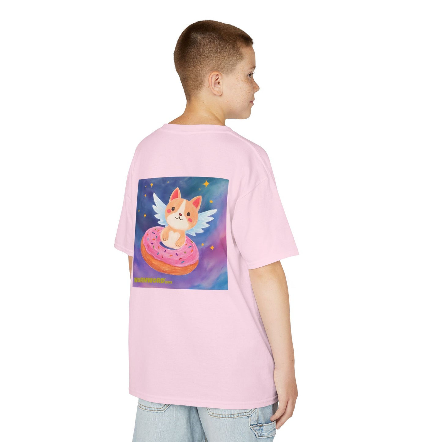 WORNWORD Kids Mid-Weight Tee - Cat Lovers "Paws Off My Galaxy!"