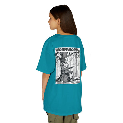 WORNWORD Kids™ Youth Mid-Weight Tee - Robot "Upgrade Your Brain"