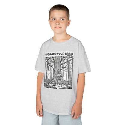 WORNWORD Kids™ Youth Mid-Weight Tee - Robot "Upgrade Your Brain"