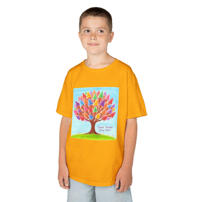 WORNWORD Kids Mid-Weight Tee - Ice-Cream Tree “Sweet Dreams Grow Here!”