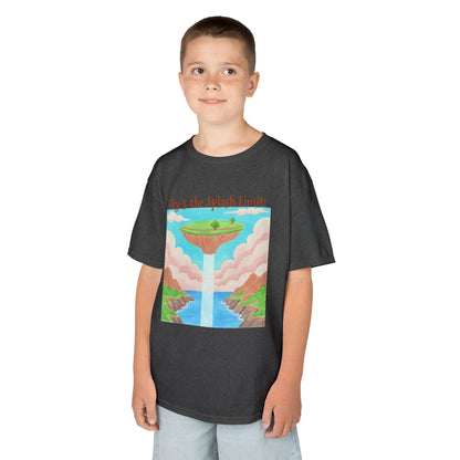 WORNWORD Kids Mid-Weight Tee - Waterfall Islands “Sky’s the Splash Limit!”