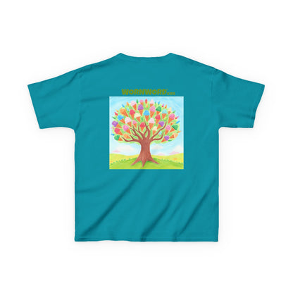 WORNWORD Kids Mid-Weight Tee - Ice-Cream Tree “Sweet Dreams Grow Here!”