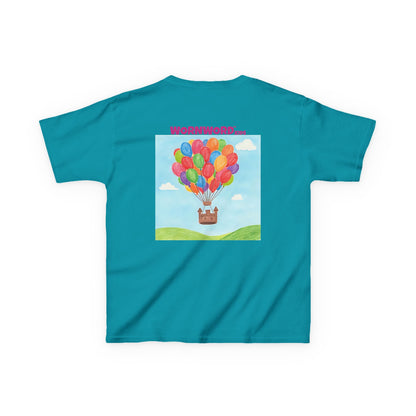 WORNWORD Kids Mid-Weight Tee - Floating Castle “Upside-Down = Right Side Fun!”