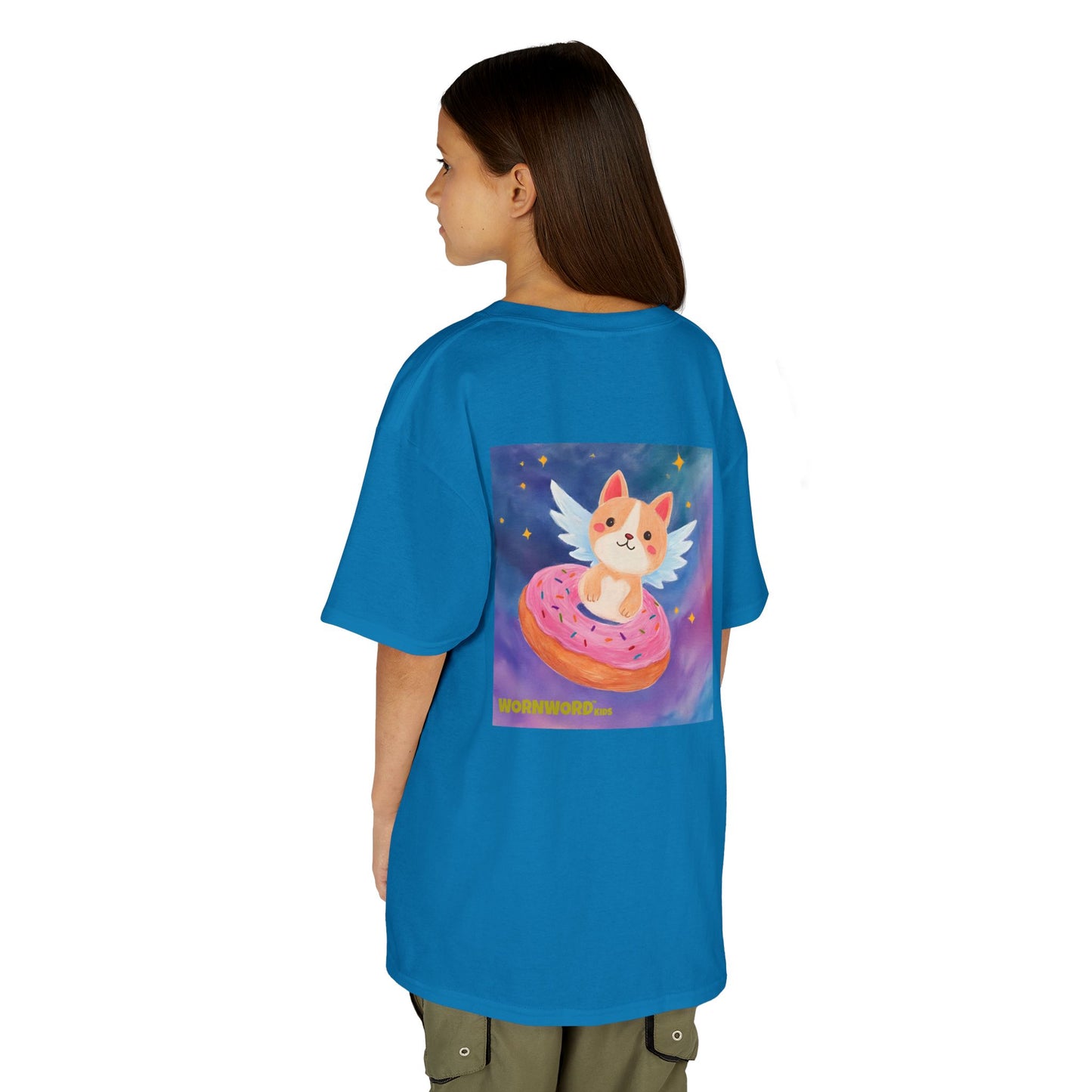 WORNWORD Kids Mid-Weight Tee - Cat Lovers "Paws Off My Galaxy!"