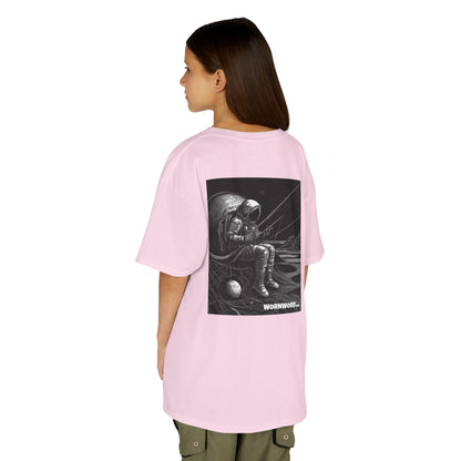 WORNWORD Kids™ Youth Mid-Weight Tee - Astronaut "Hooked on the Universe!