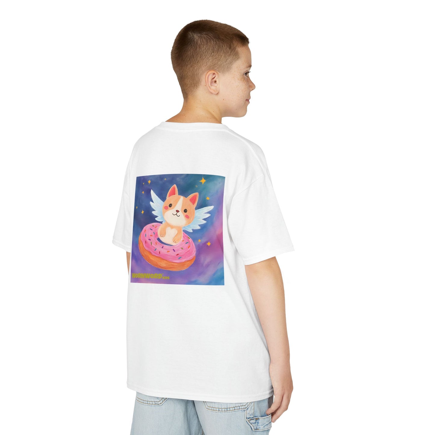 WORNWORD Kids Mid-Weight Tee - Cat Lovers "Paws Off My Galaxy!"