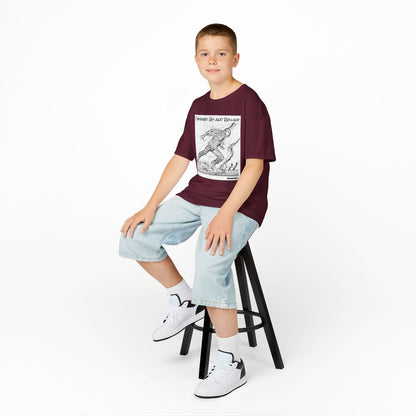 WORNWORD Kids™ Youth Mid-Weight Tee - Lightning Bolt "Charged Up and Rolling!"