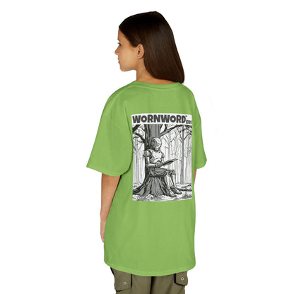 WORNWORD Kids™ Youth Mid-Weight Tee - Robot "Upgrade Your Brain"
