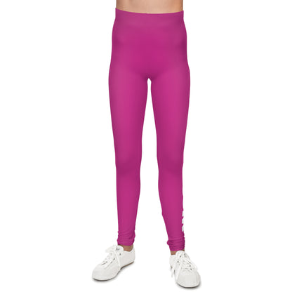 WORNWORD Kids™ ColorVibeZ™ Youth Leggings - Cherry Red