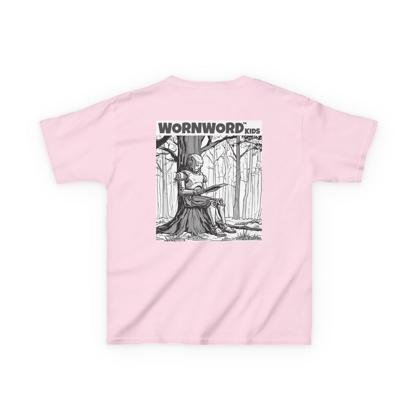 WORNWORD Kids™ Youth Mid-Weight Tee - Robot "Upgrade Your Brain"