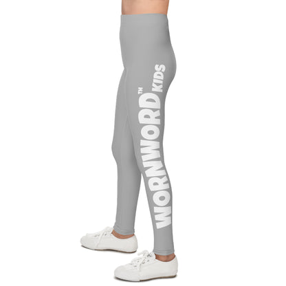 WORNWORD Kids™ ColorVibeZ™ Youth Leggings - Light Gray