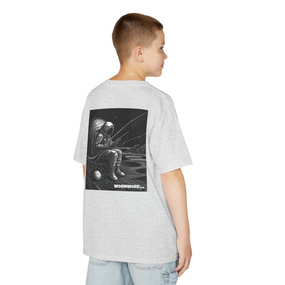 WORNWORD Kids™ Youth Mid-Weight Tee - Astronaut "Hooked on the Universe!
