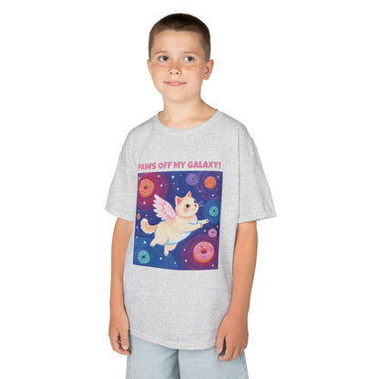 WORNWORD Kids Mid-Weight Tee - Cat Lovers "Paws Off My Galaxy!"