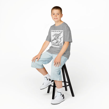 WORNWORD Kids™ Youth Mid-Weight Tee - Lightning Bolt "Charged Up and Rolling!"