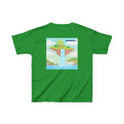 WORNWORD Kids Mid-Weight Tee - Waterfall Islands “Sky’s the Splash Limit!”