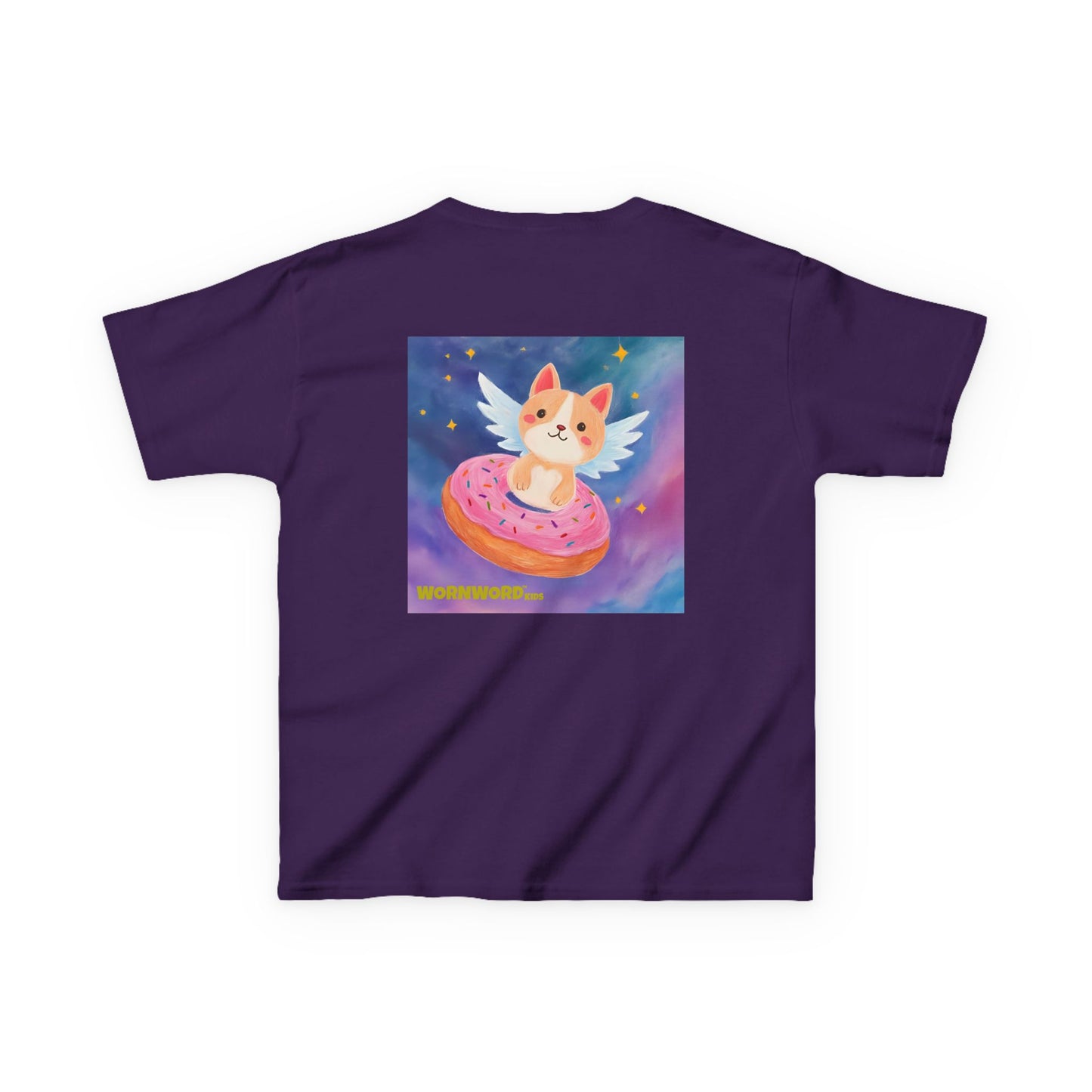 WORNWORD Kids Mid-Weight Tee - Cat Lovers "Paws Off My Galaxy!"