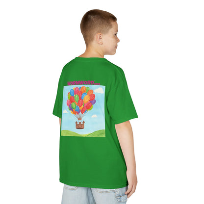 WORNWORD Kids Mid-Weight Tee - Floating Castle “Upside-Down = Right Side Fun!”
