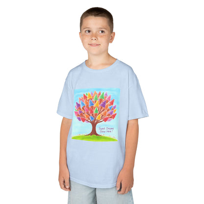 WORNWORD Kids Mid-Weight Tee - Ice-Cream Tree “Sweet Dreams Grow Here!”