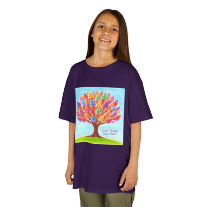 WORNWORD Kids Mid-Weight Tee - Ice-Cream Tree “Sweet Dreams Grow Here!”
