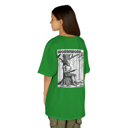 WORNWORD Kids™ Youth Mid-Weight Tee - Robot "Upgrade Your Brain"