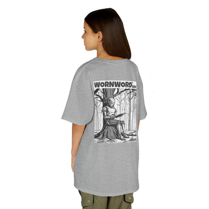 WORNWORD Kids™ Youth Mid-Weight Tee - Robot "Upgrade Your Brain"