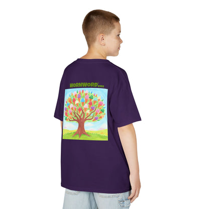 WORNWORD Kids Mid-Weight Tee - Ice-Cream Tree “Sweet Dreams Grow Here!”
