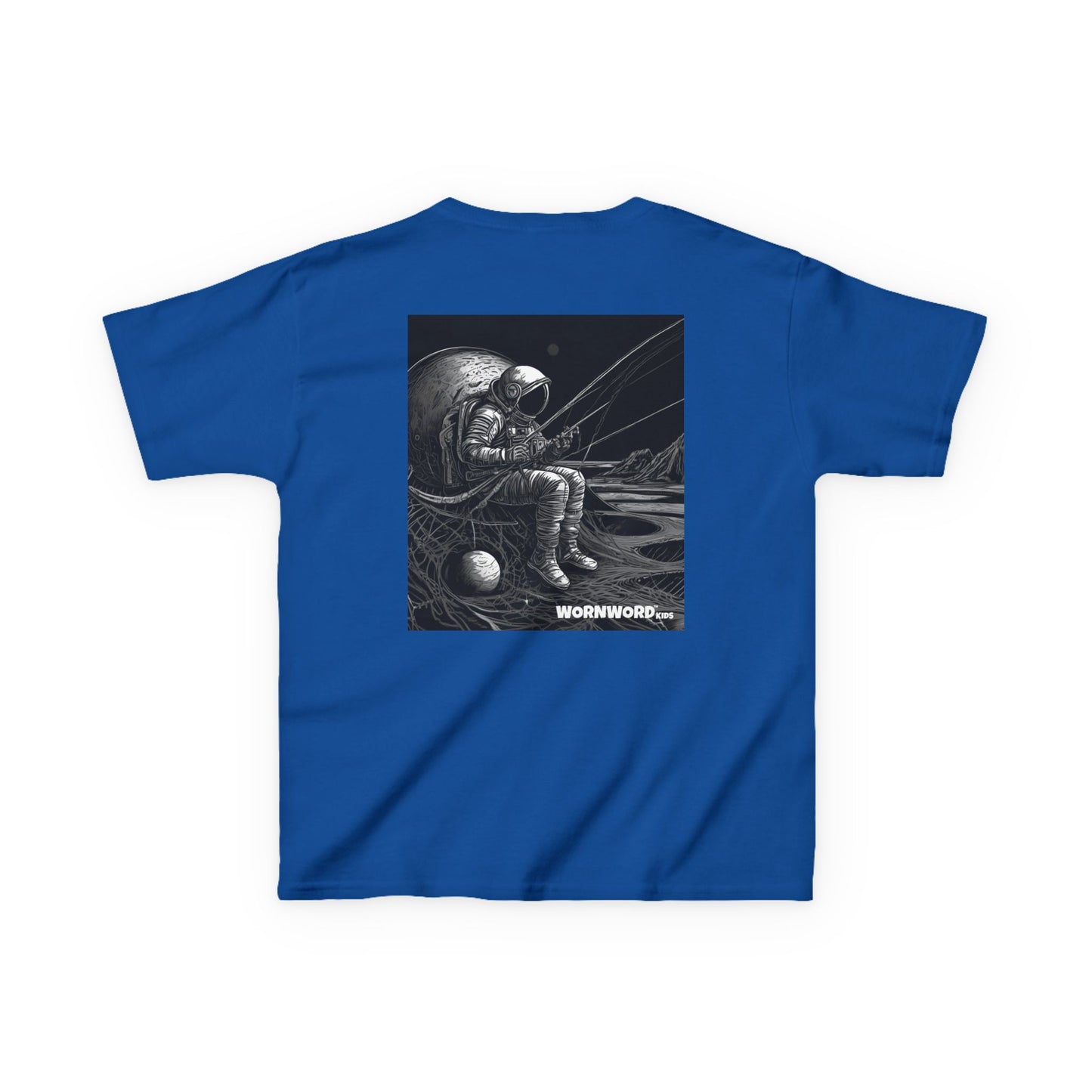 WORNWORD Kids™ Youth Mid-Weight Tee - Astronaut "Hooked on the Universe!