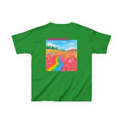 WORNWORD Kids Mid-Weight Tee - Rainbow Road “Follow the Candy Path!”