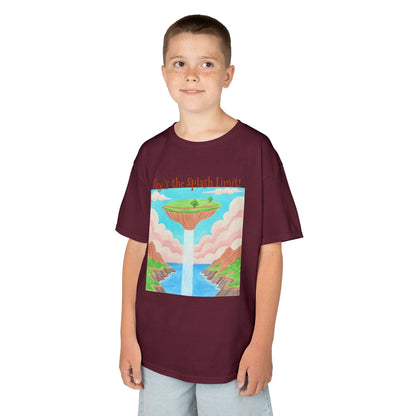 WORNWORD Kids Mid-Weight Tee - Waterfall Islands “Sky’s the Splash Limit!”