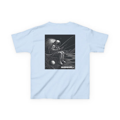 WORNWORD Kids™ Youth Mid-Weight Tee - Astronaut "Hooked on the Universe!