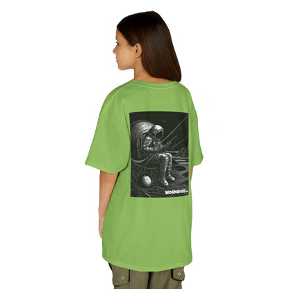 WORNWORD Kids™ Youth Mid-Weight Tee - Astronaut "Hooked on the Universe!