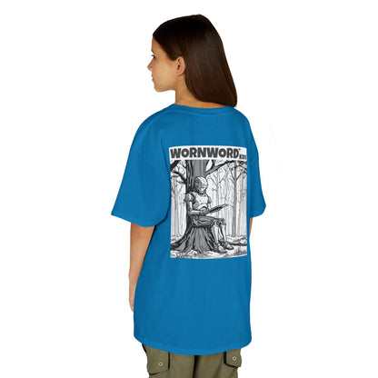 WORNWORD Kids™ Youth Mid-Weight Tee - Robot "Upgrade Your Brain"