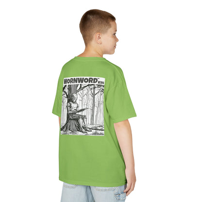 WORNWORD Kids™ Youth Mid-Weight Tee - Robot "Upgrade Your Brain"