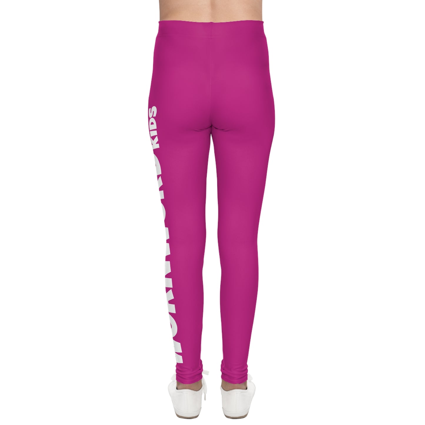 WORNWORD Kids™ ColorVibeZ™ Youth Leggings - Cherry Red