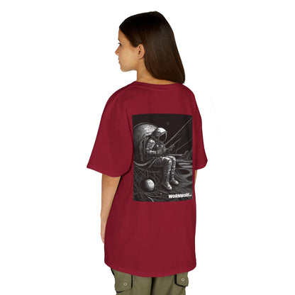 WORNWORD Kids™ Youth Mid-Weight Tee - Astronaut "Hooked on the Universe!