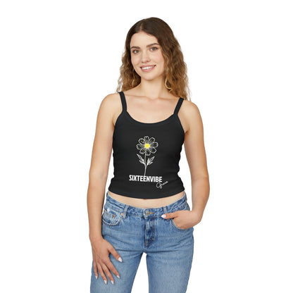 SIXTEENVIBE Grace PetalForme™ Spaghetti Strap Tank Top