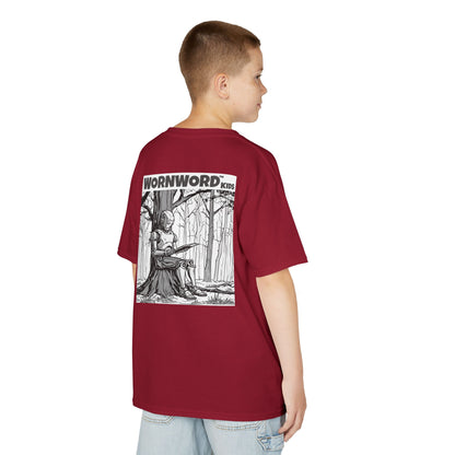 WORNWORD Kids™ Youth Mid-Weight Tee - Robot "Upgrade Your Brain"